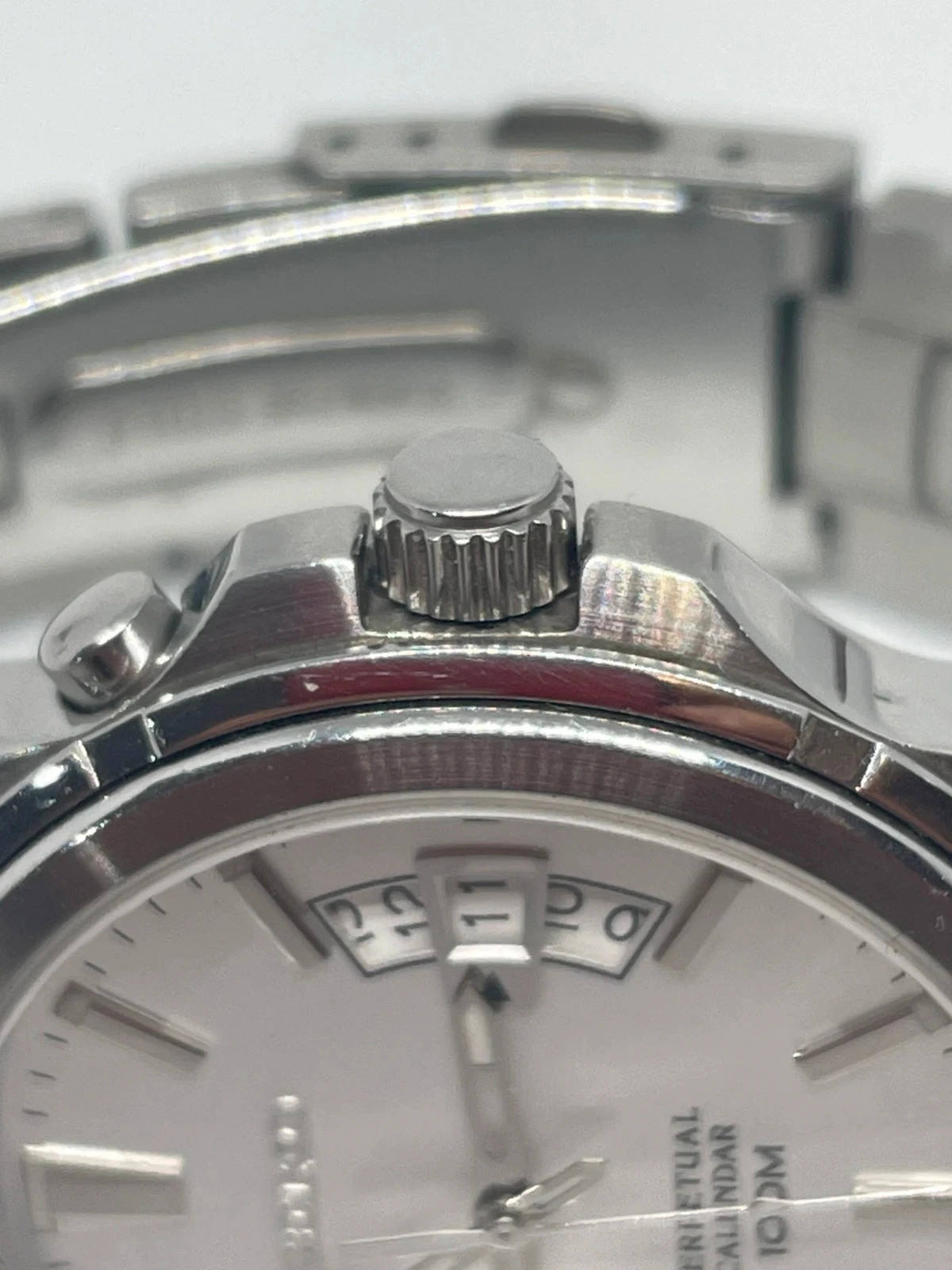 Raro Relógio Seiko SNQ129P1 Calendário Perpétuo 6A32 zafiro 100 m raro Japão importação Europa – photo 7